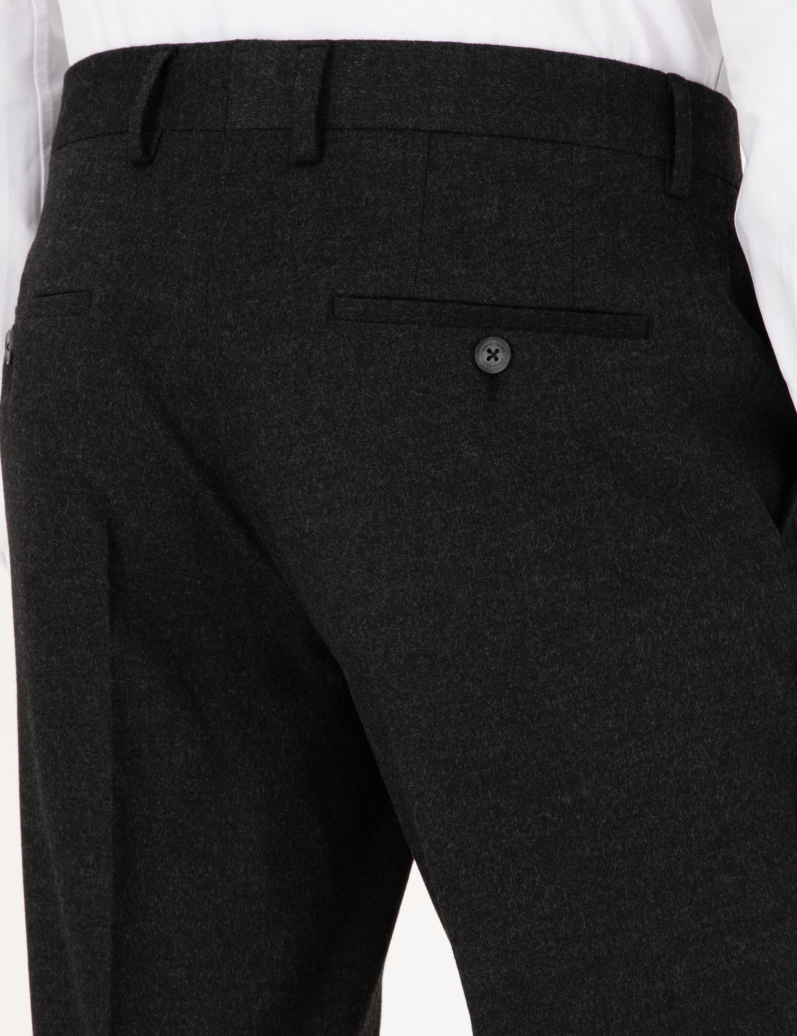 Antrasit Slim Fit Kumaş Pantolon
