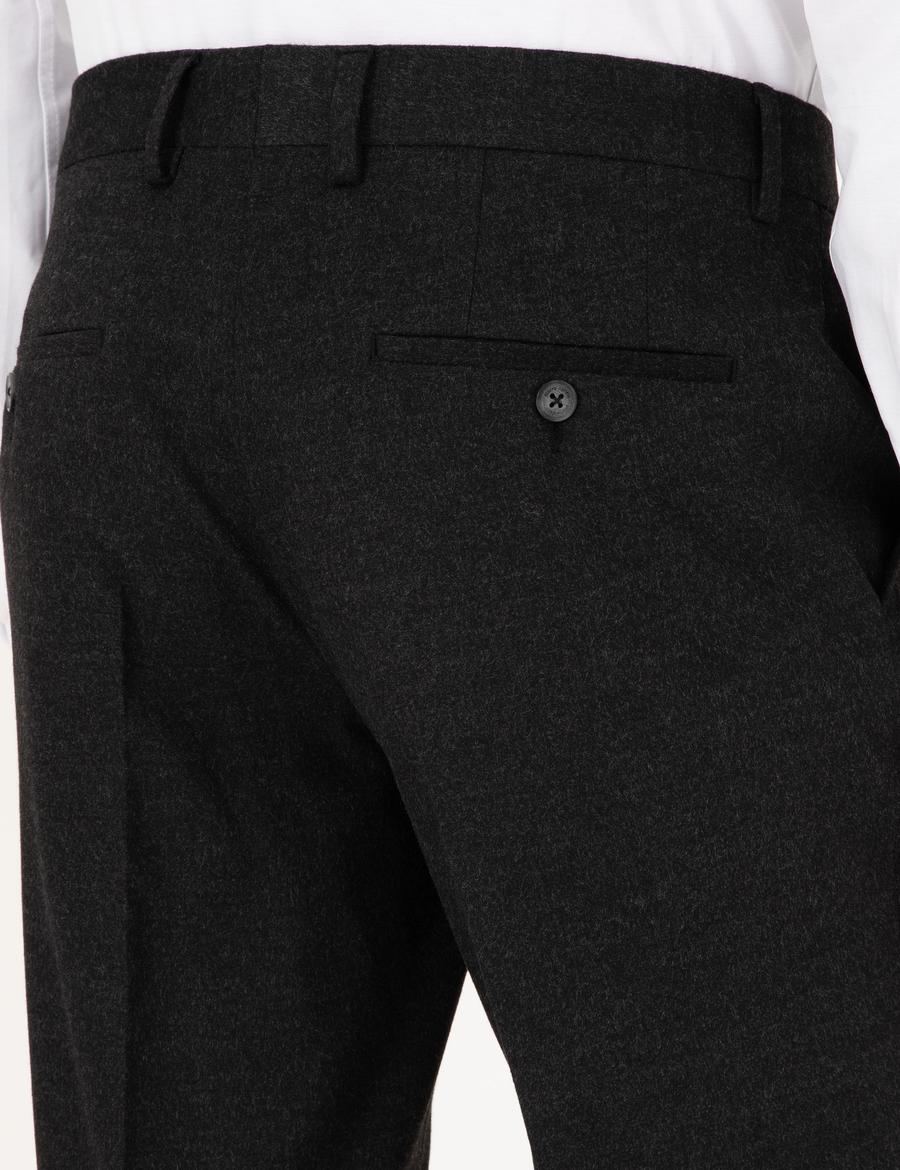 Antrasit Slim Fit Kumaş Pantolon