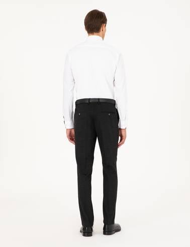 Antrasit Slim Fit Kumaş Pantolon