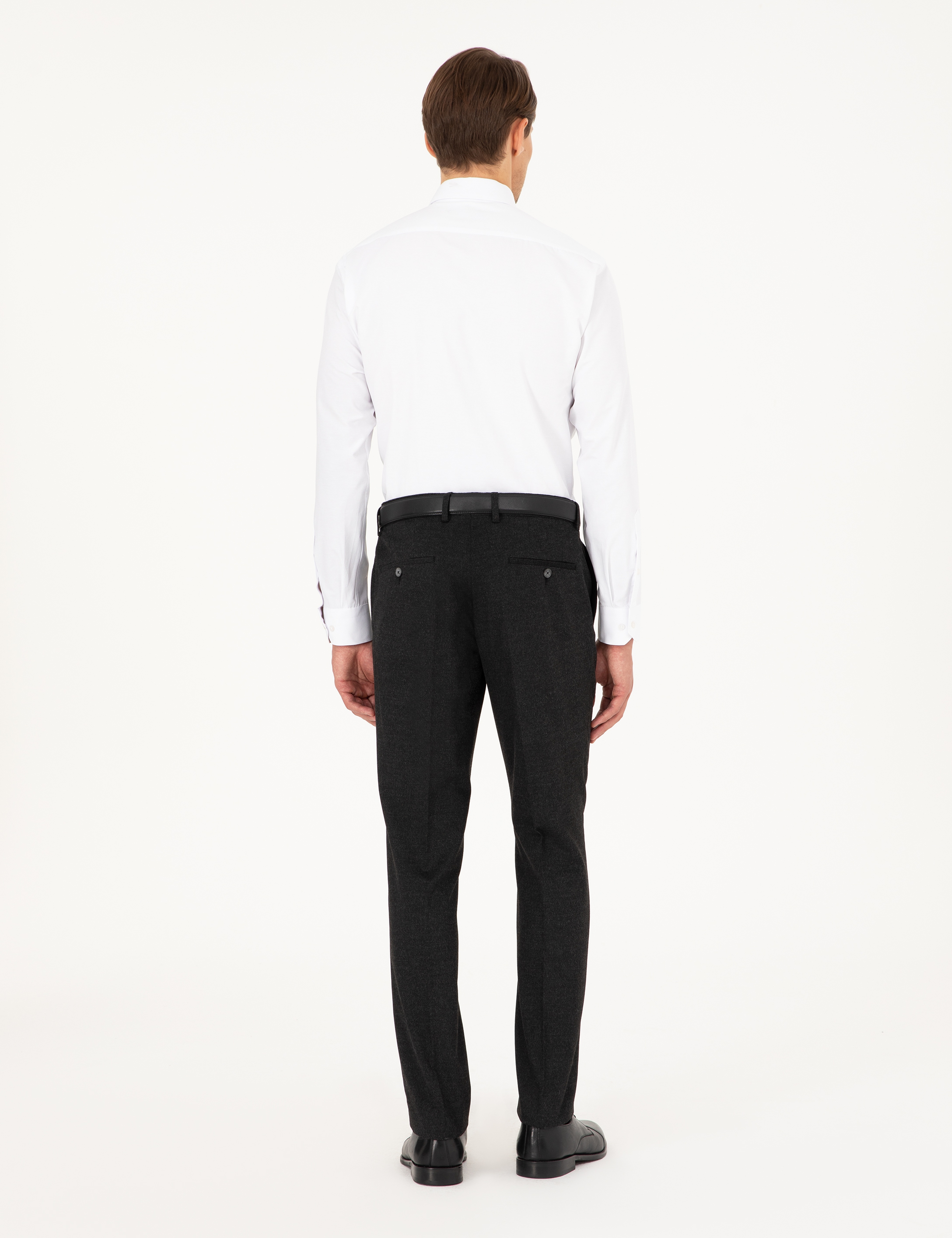 Antrasit Slim Fit Kumaş Pantolon