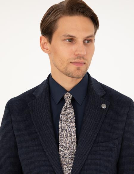 Lacivert Ex. Slim Fit Ceket - 50296407077