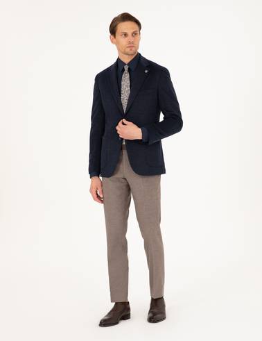 Lacivert Ex. Slim Fit Ceket