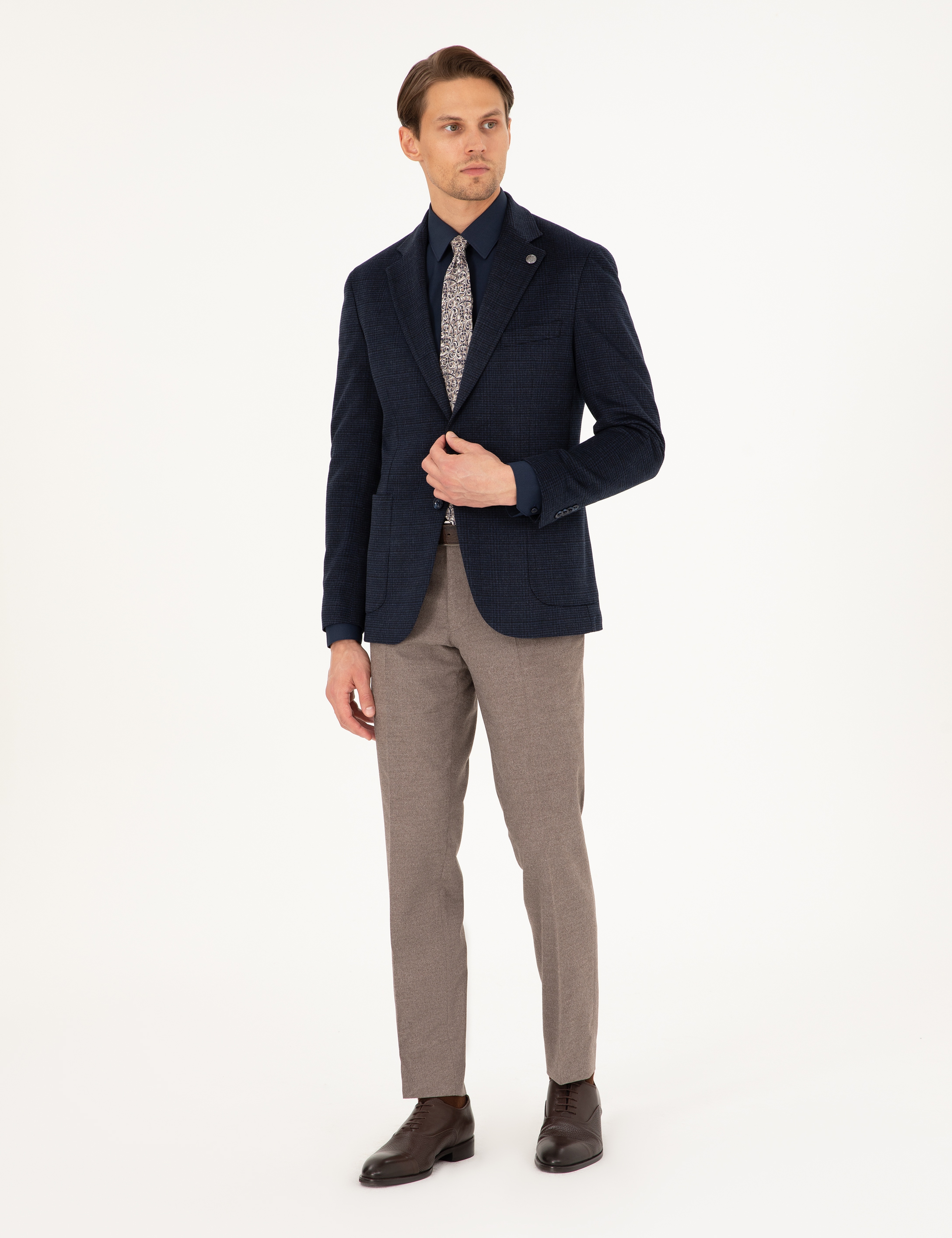 Lacivert Ex. Slim Fit Ceket