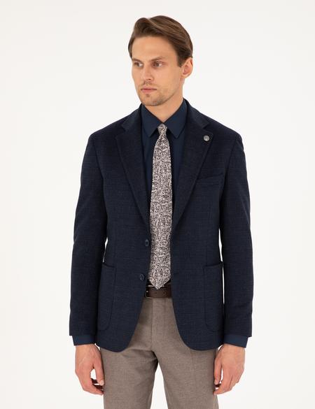Lacivert Ex. Slim Fit Ceket - 50296407077