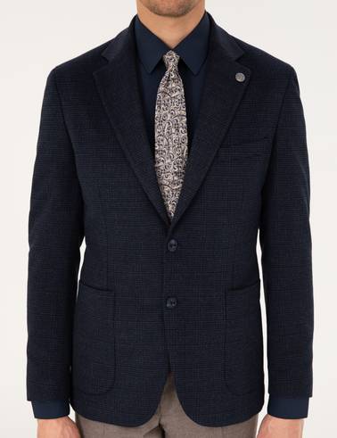 Lacivert Ex. Slim Fit Ceket