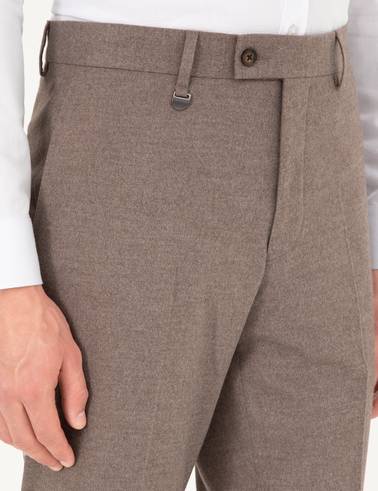 Açık Kahverengi Slim Fit Kumaş Pantolon