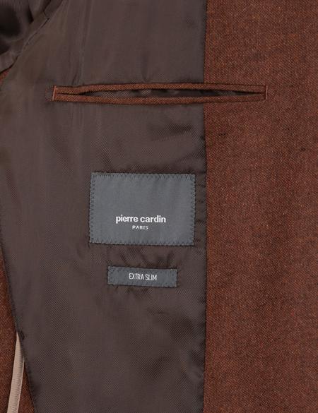 Kiremit Yün Karışımlı Ex. Slim Fit Ceket - 50291930008
