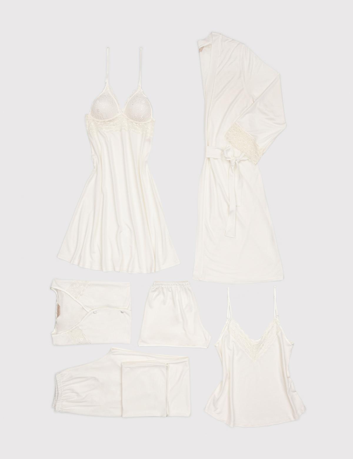 Ekru Pijama Takımı