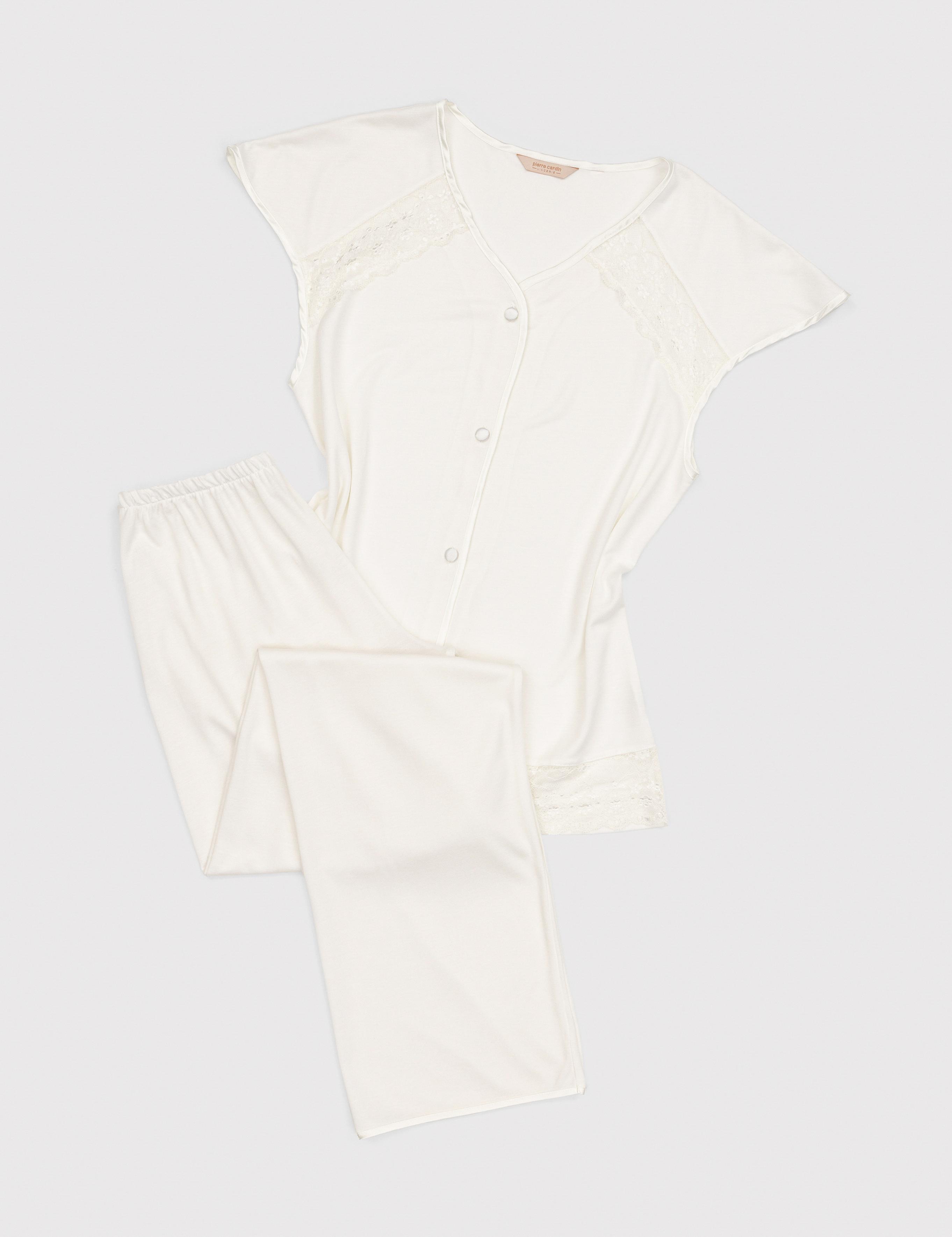 Ekru Pijama Takımı