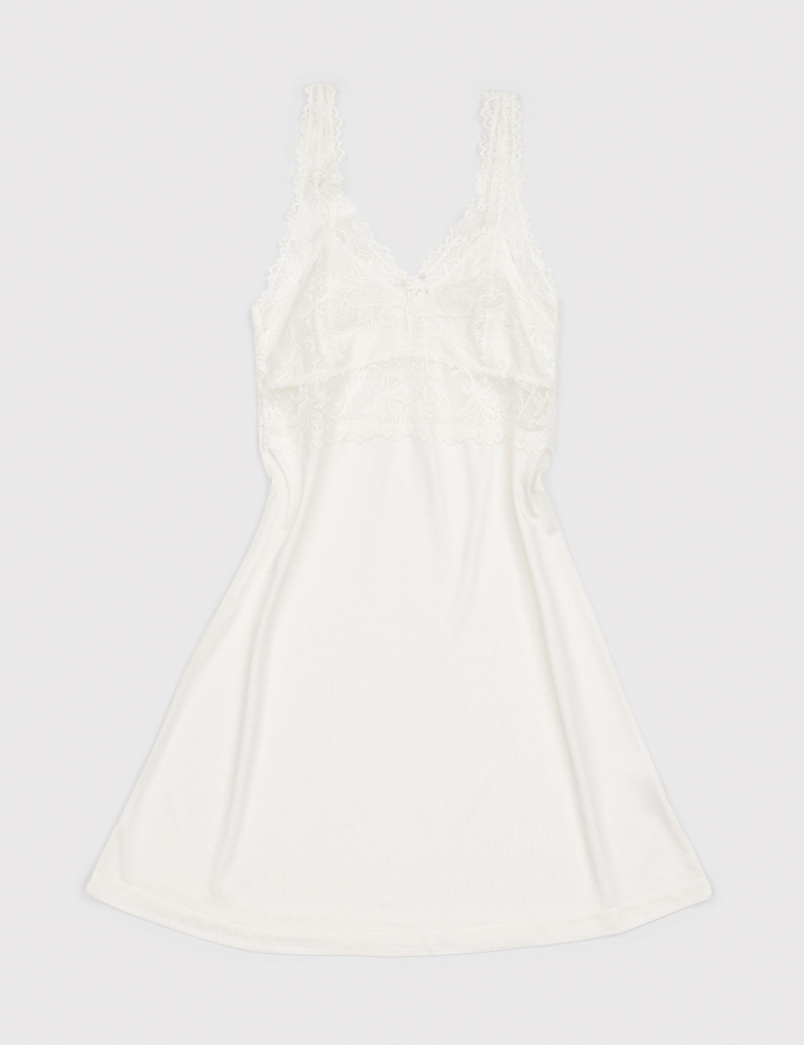 Ekru Gecelik & Sabahlık Takım