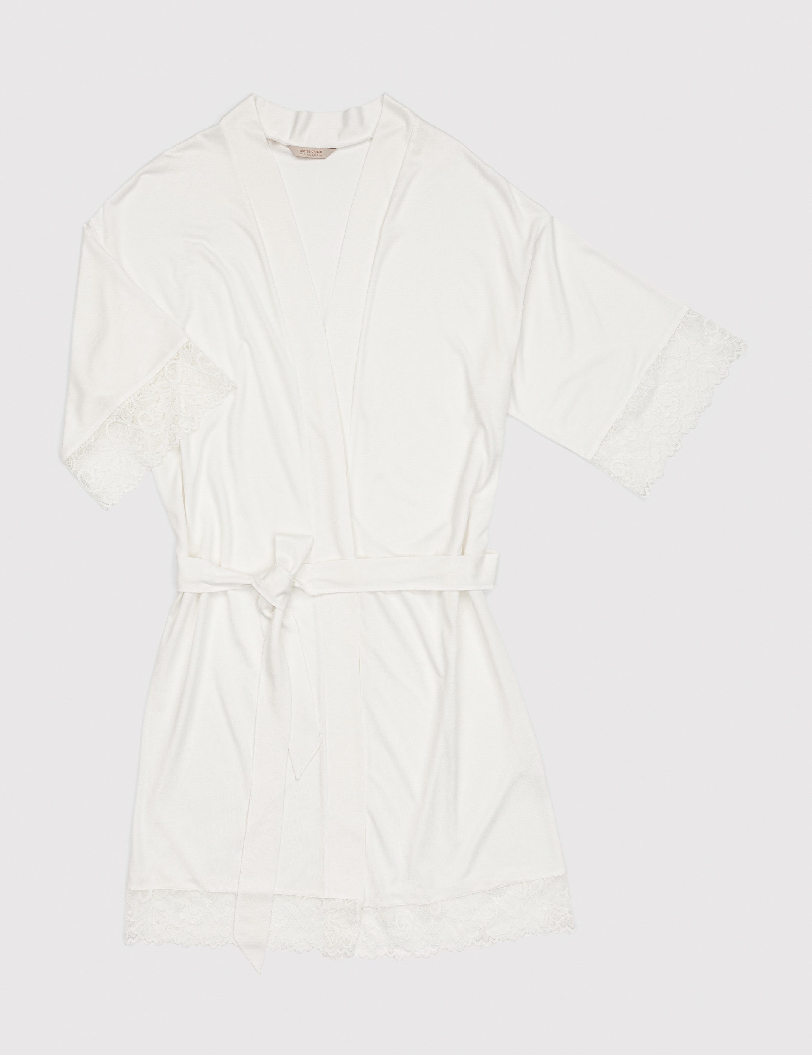 Ekru Gecelik & Sabahlık Takım