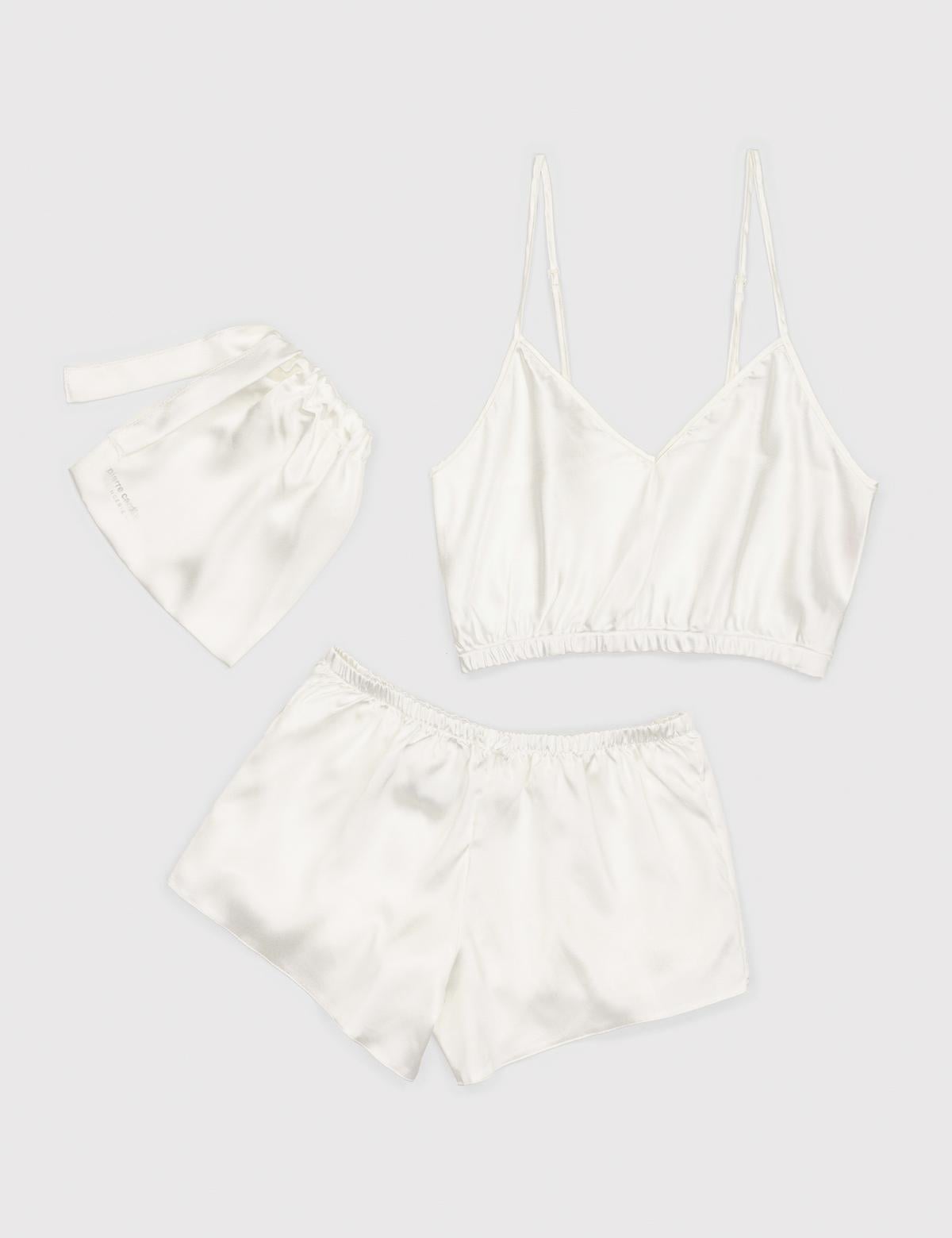 Ekru 2'li Şort Takım