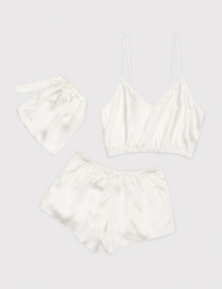 Ekru 2'li Şort Takım - 50303947008