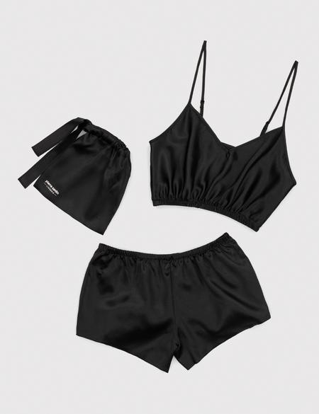 Siyah 2'li Şort Takım - 50303947012