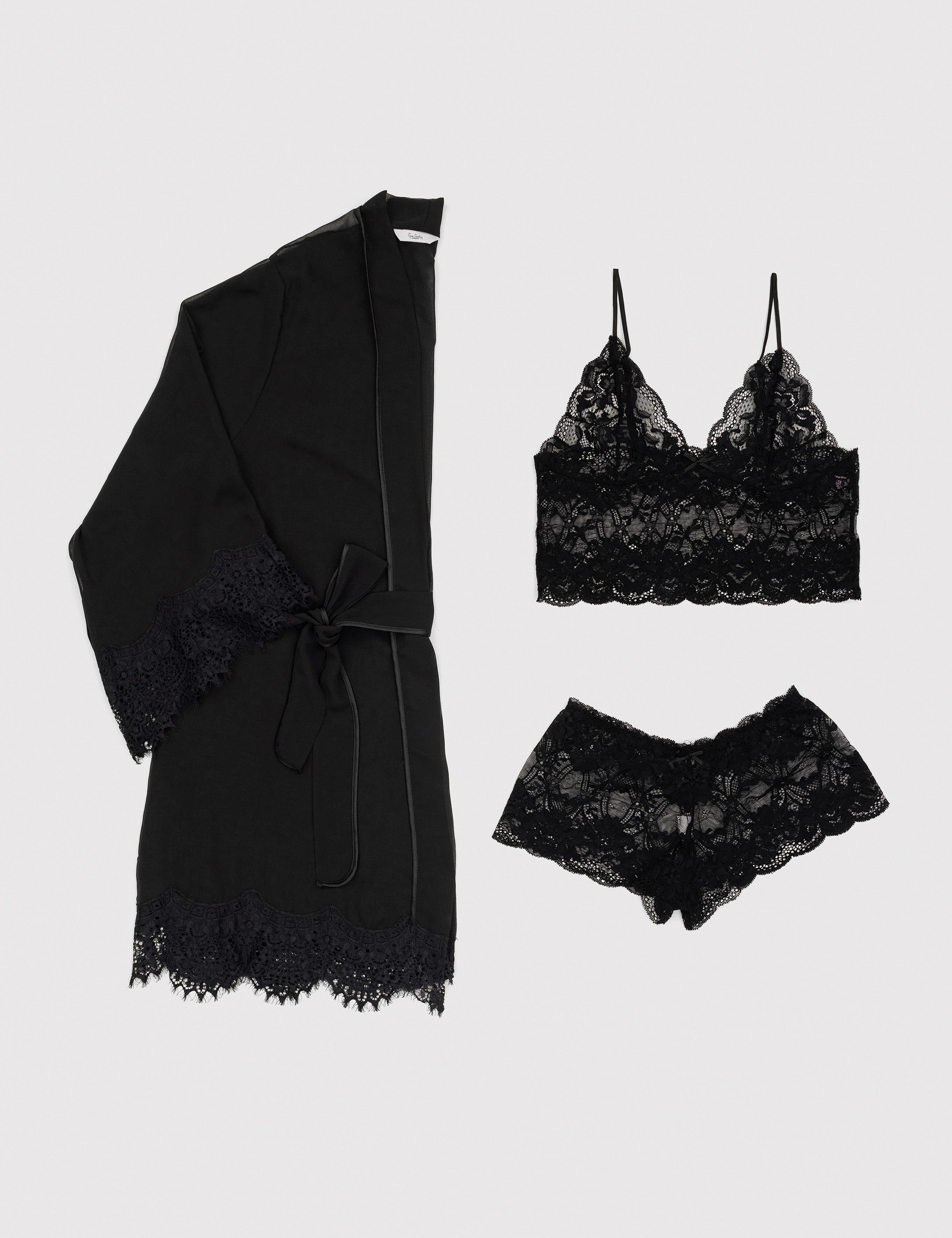 Siyah Pijama Takımı