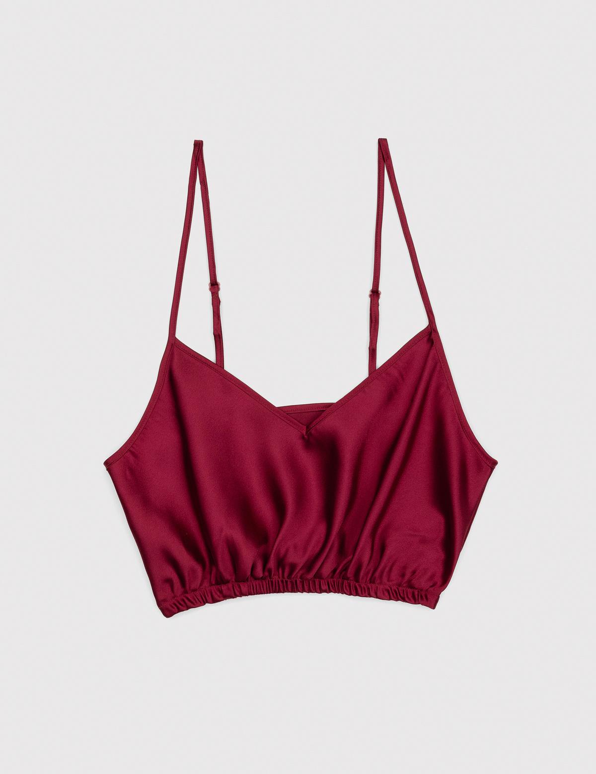 Bordo 2'li Şort Takım - 50303947007