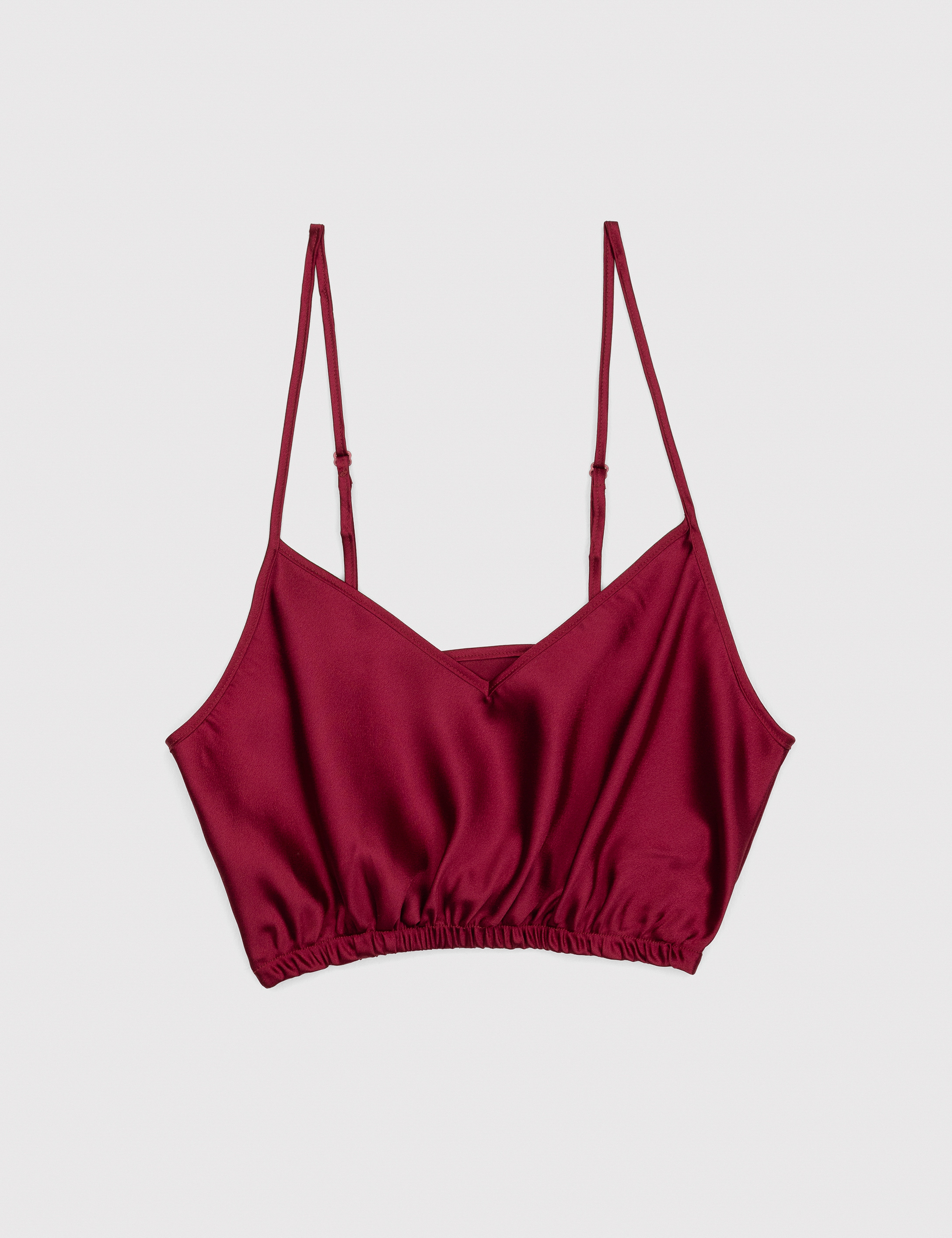 Bordo 2'li Şort Takım - Image 2