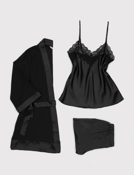 Siyah 3'lü Şort Takım - 50304008008