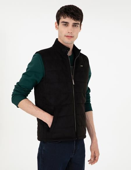 Vizon Suni Deri Yelek - 50300552030