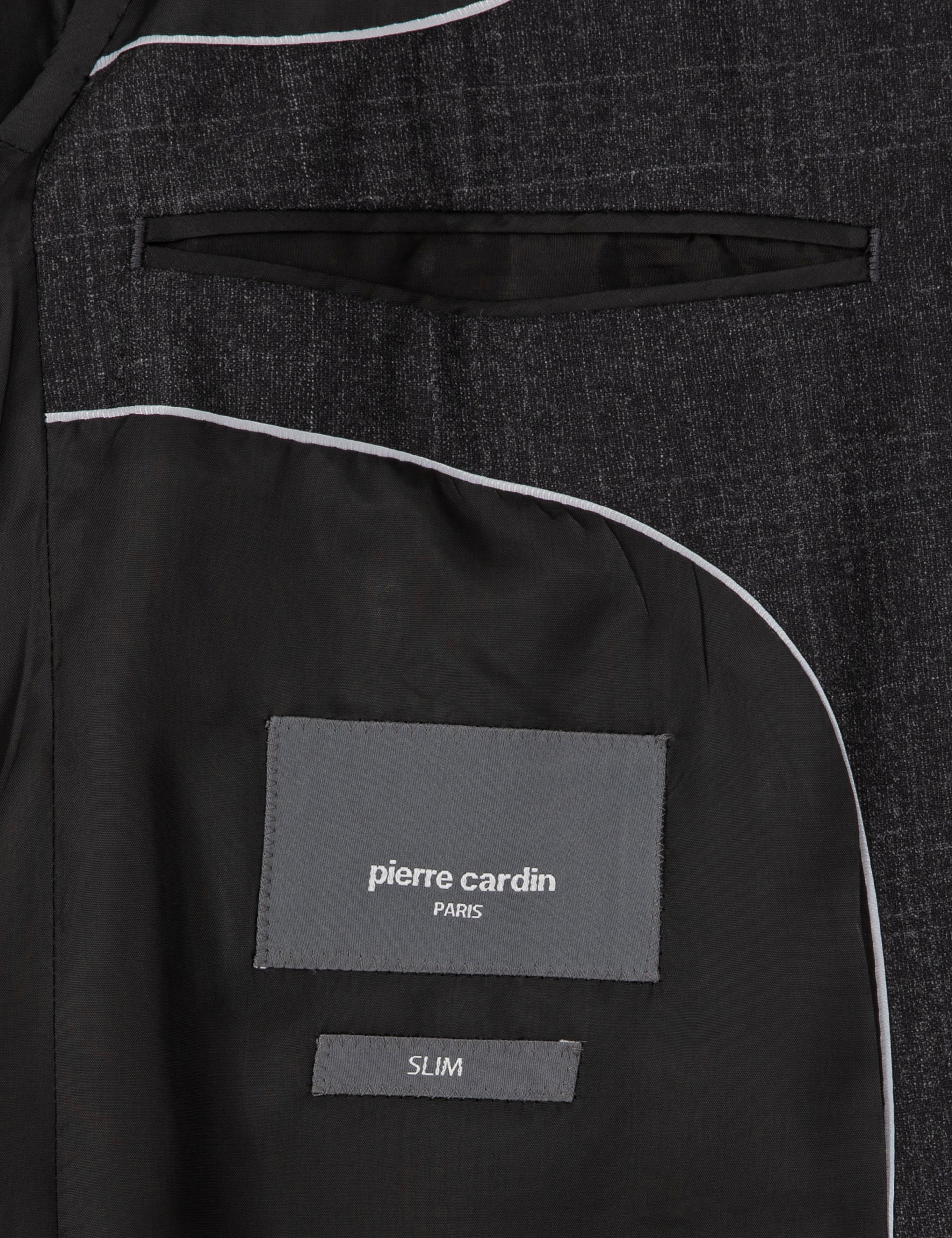 Antrasit Slim Fit Yün Takım Elbise