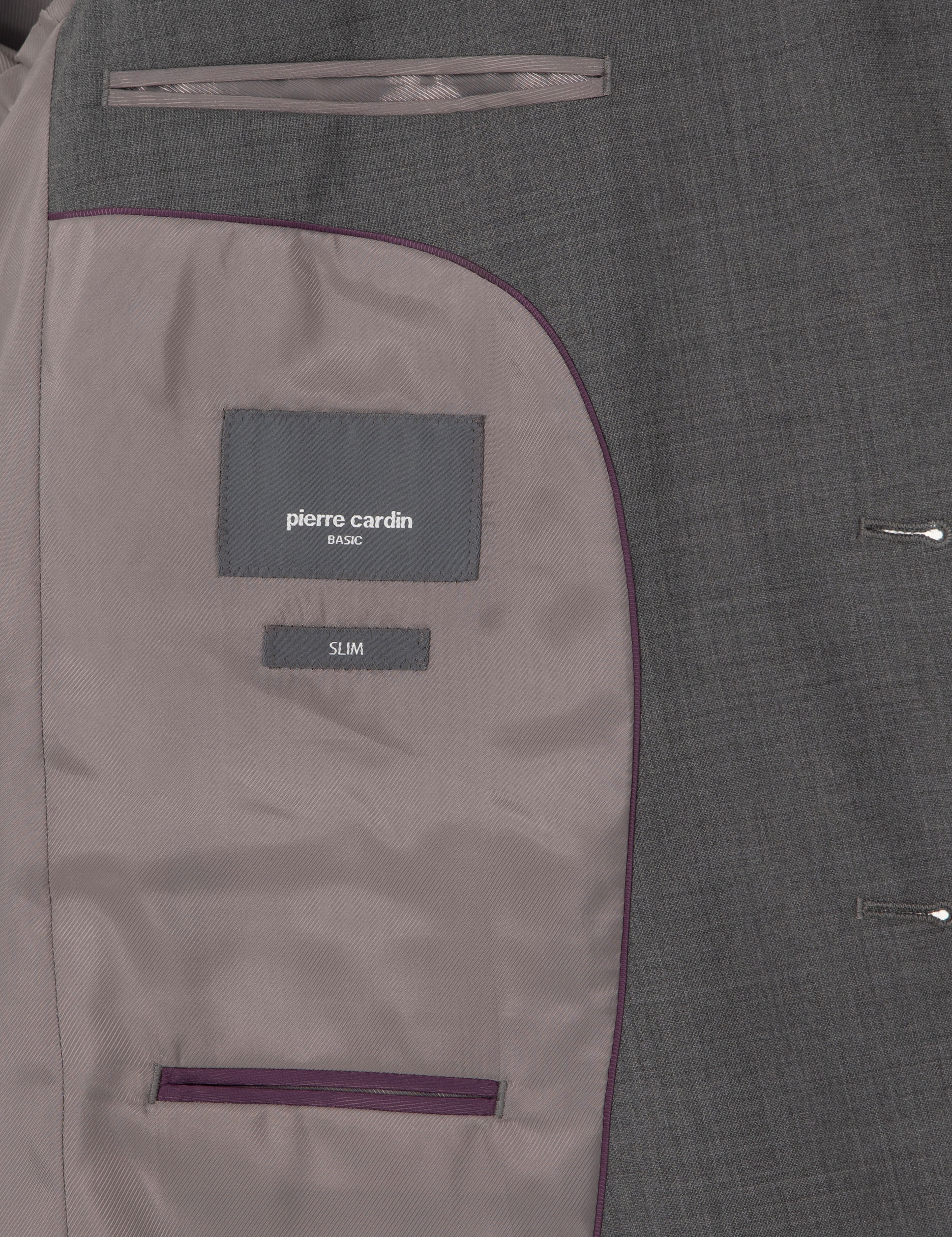Füme Slim Fit Yün Takım Elbise - Image 6