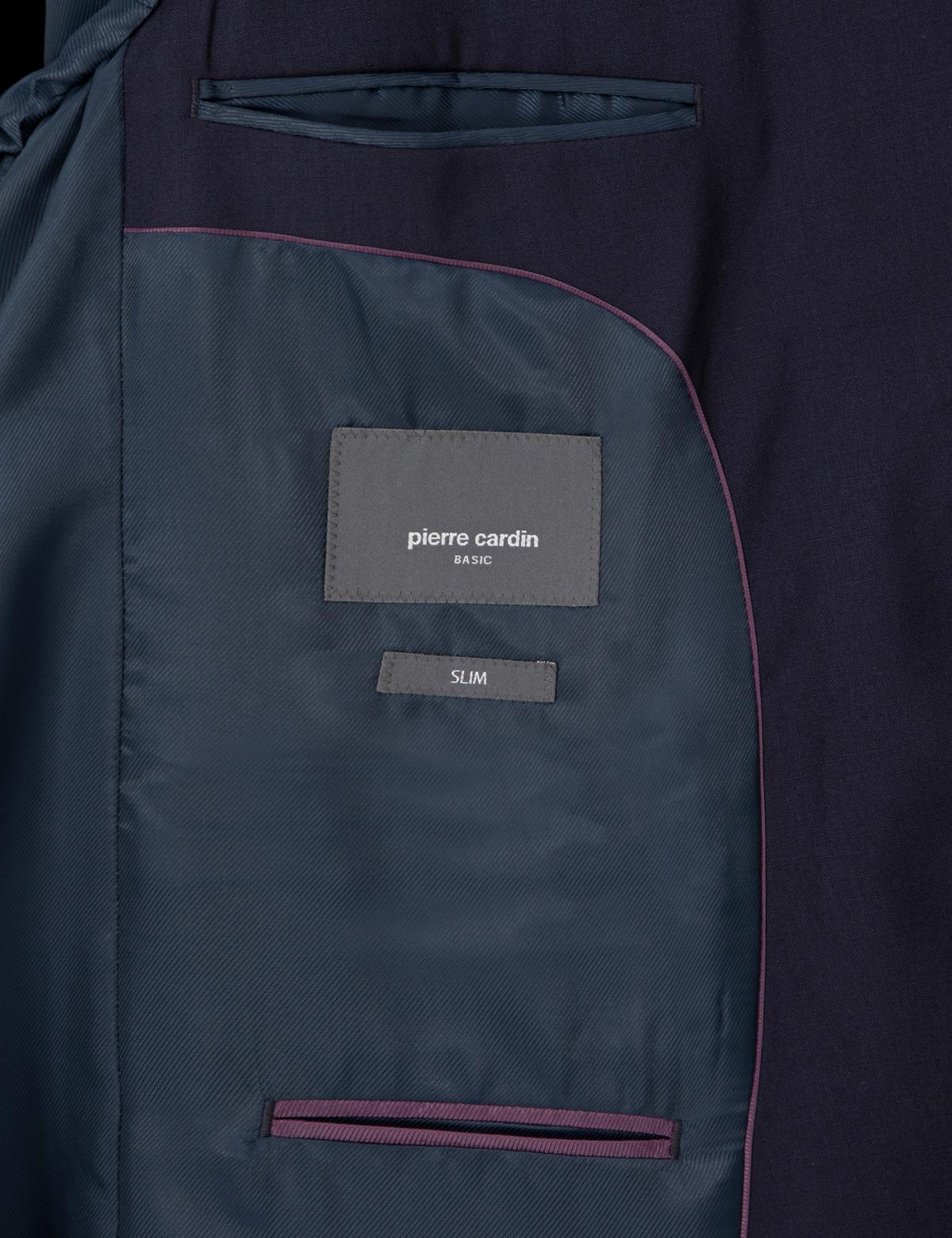 Lacivert Slim Fit %100 Yün Takım Elbise - 50294275101