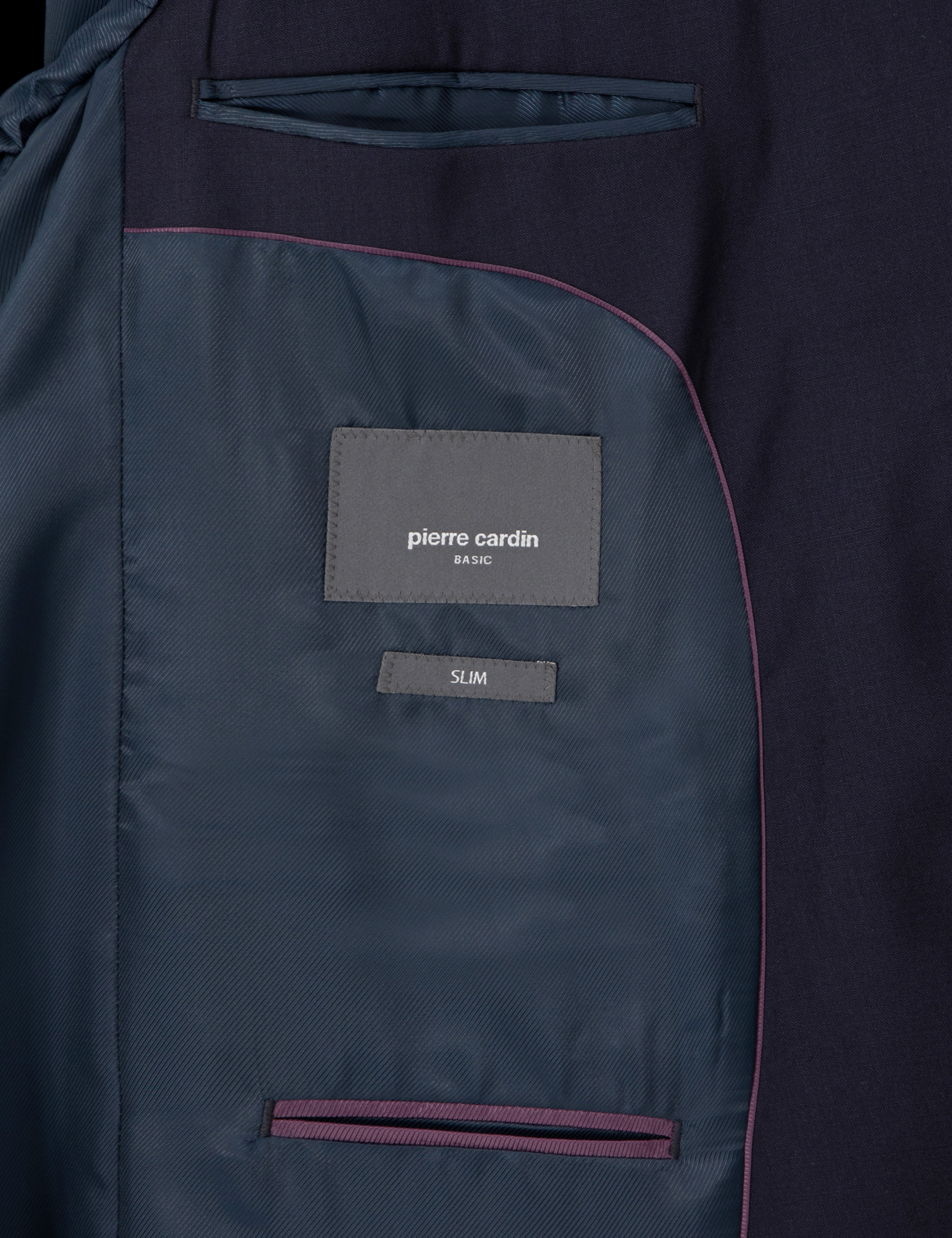 Lacivert Slim Fit %100 Yün Takım Elbise - Image 6