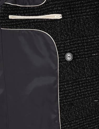 Füme Slim Fit Kaşe Kaban