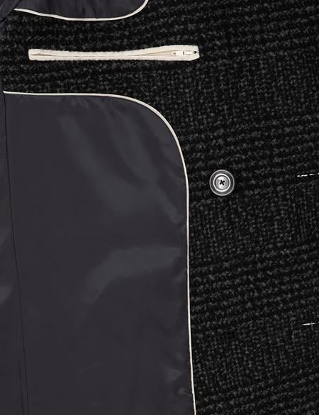 Füme Slim Fit Kaşe Kaban - 50293272007