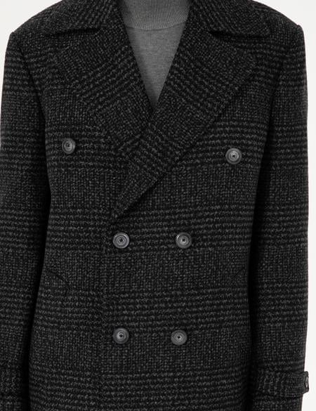 Füme Slim Fit Kaşe Kaban - 50293272007