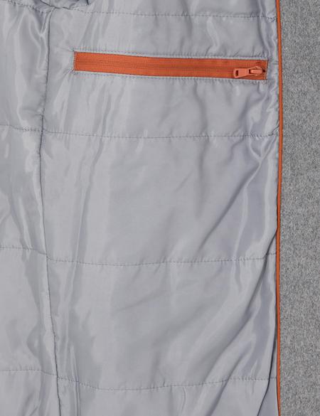 Gri Yün Karışımlı Regular Fit Kaşe Mont - 50293328018