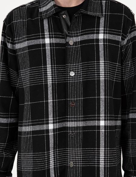 Siyah Comfort Fit Ekose Uzun Kollu Gömlek - 50292198009