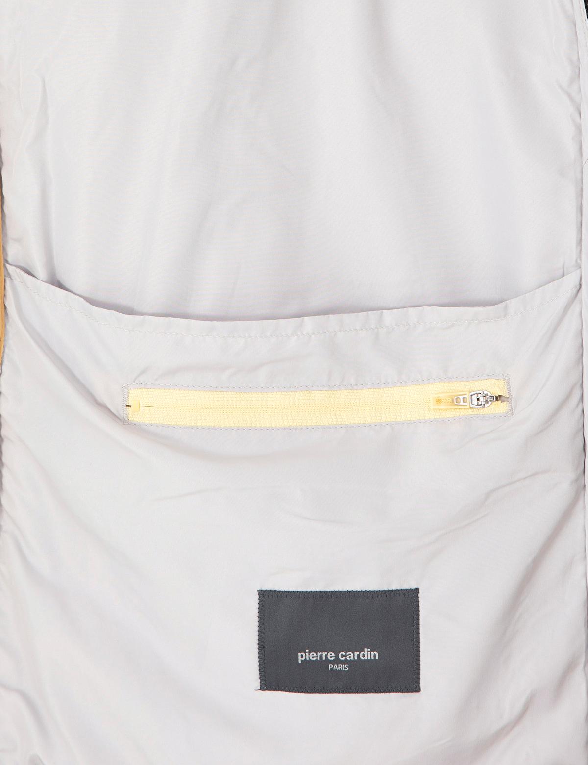 Açık Gri Kapüşonlu Basic Mont - 50292843006