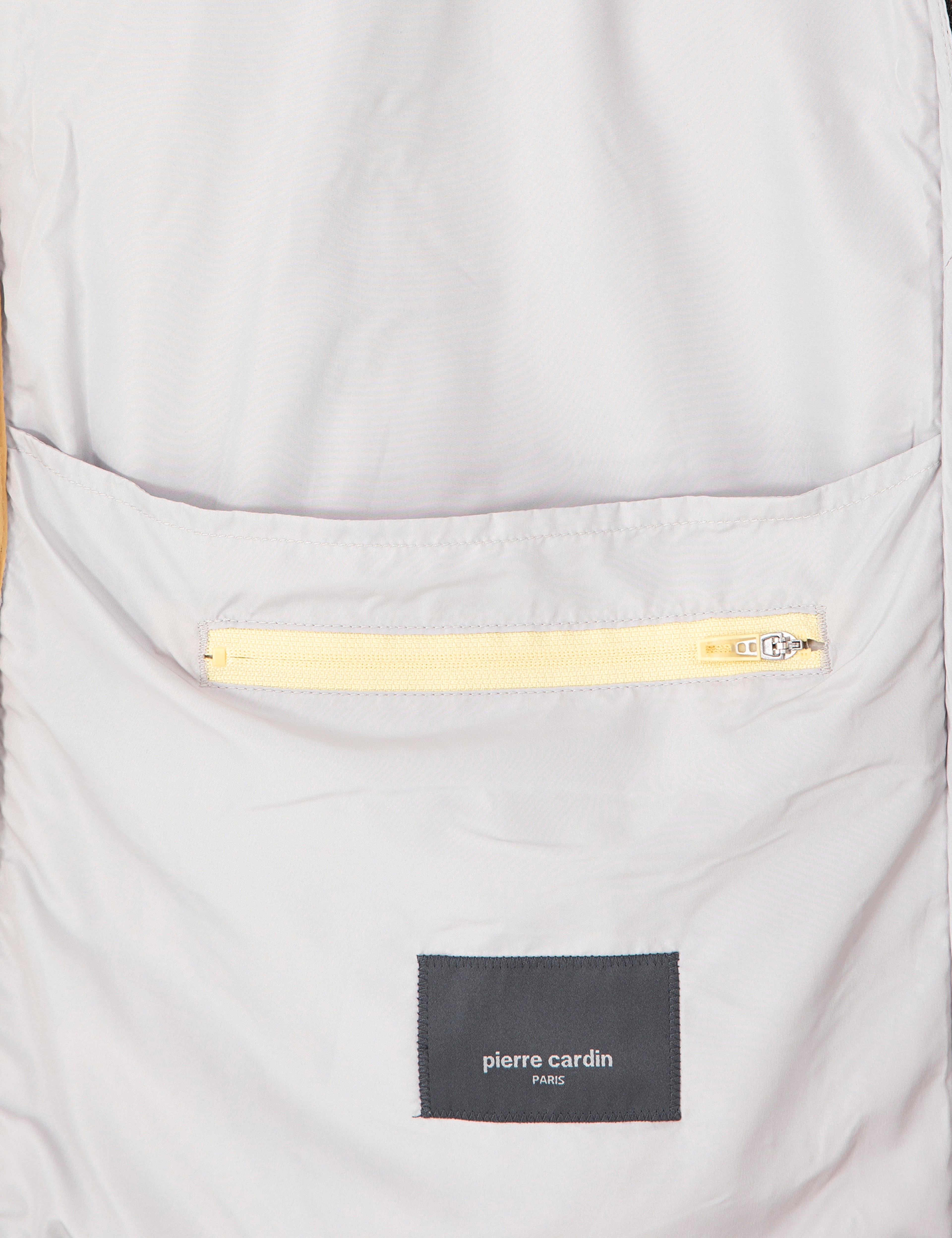 Açık Gri Kapüşonlu Basic Mont