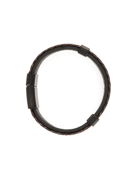 Kahverengi Deri Bileklik - 50306508001