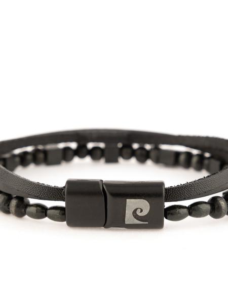 Siyah Deri Bileklik - 50306509001