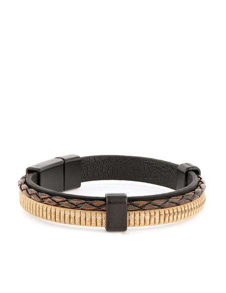 Kahverengi Deri Bileklik - 50306507001