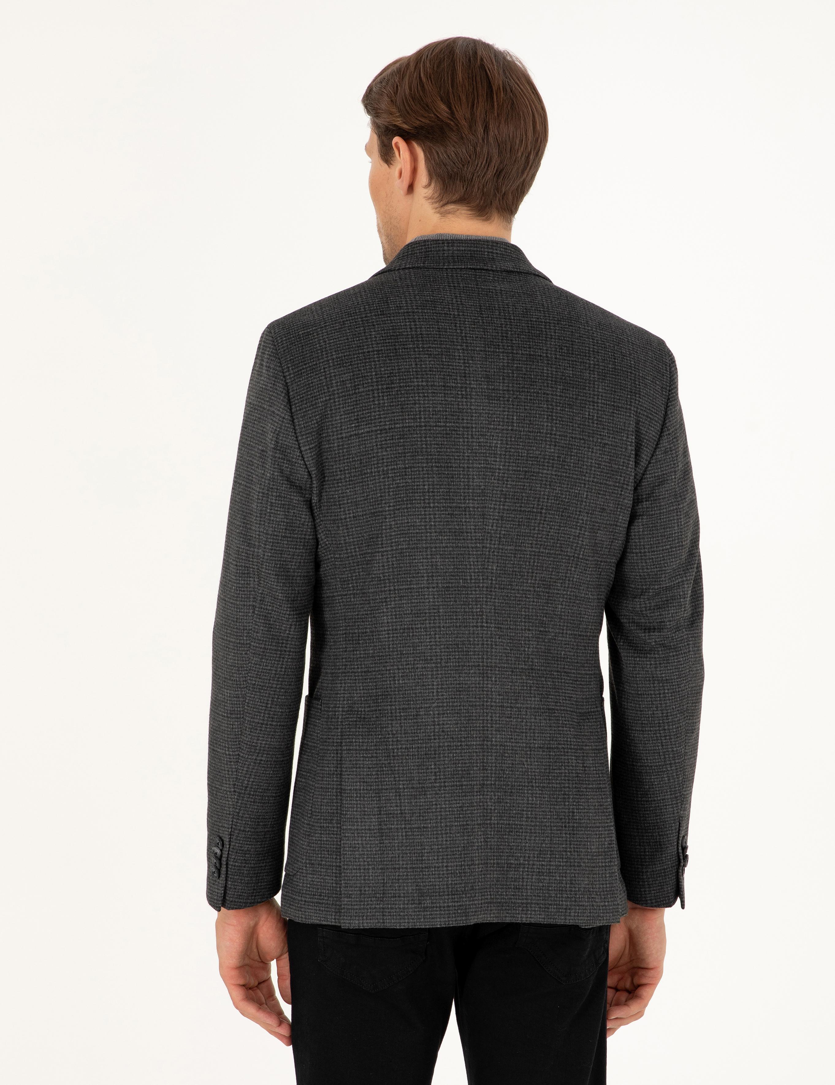 Antrasit Ex. Slim Fit Ceket