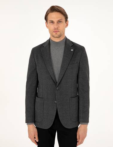 Antrasit Ex. Slim Fit Ceket