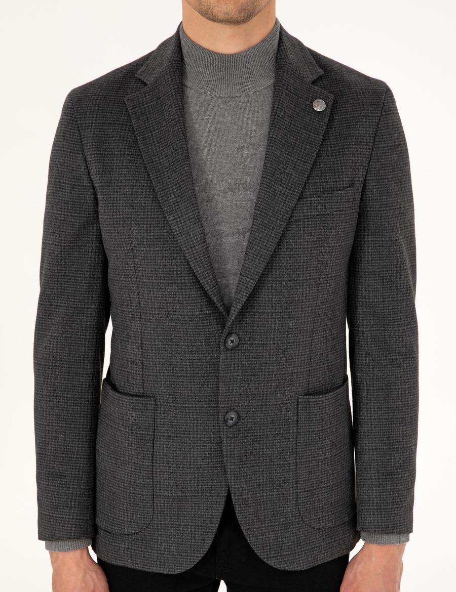 Antrasit Ex. Slim Fit Ceket