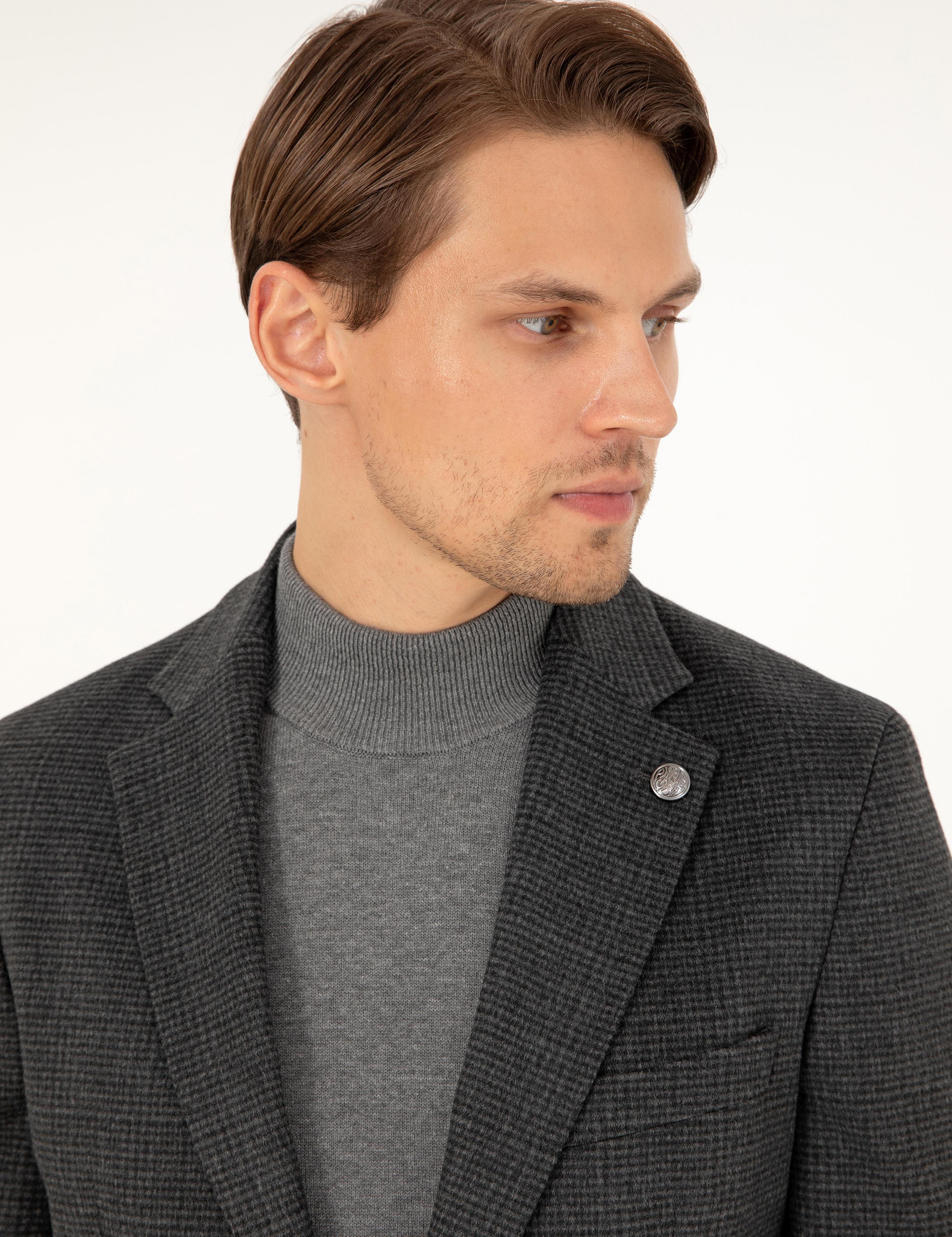 Antrasit Ex. Slim Fit Ceket