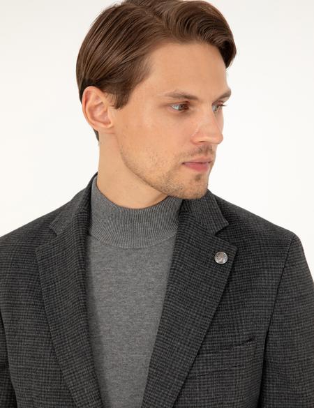 Antrasit Ex. Slim Fit Ceket - 50296407044