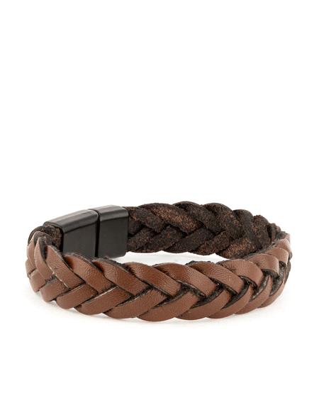 Kahverengi %100 Deri Bileklik - 50306528002