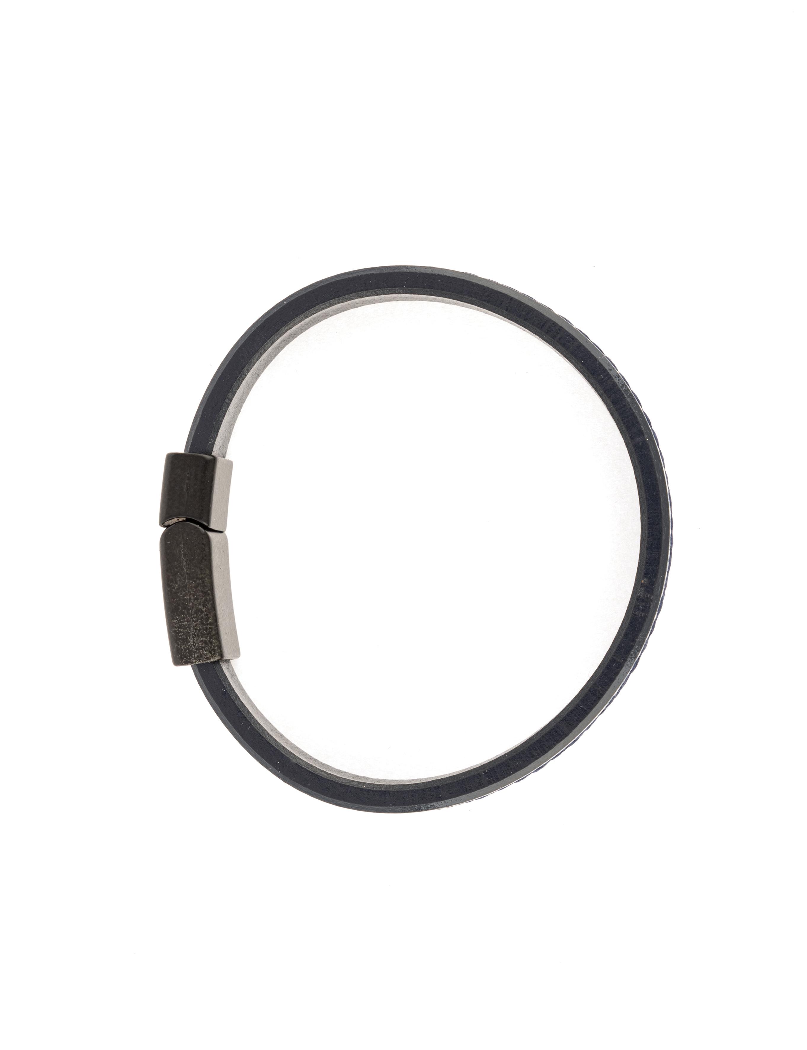 Lacivert Deri Bileklik