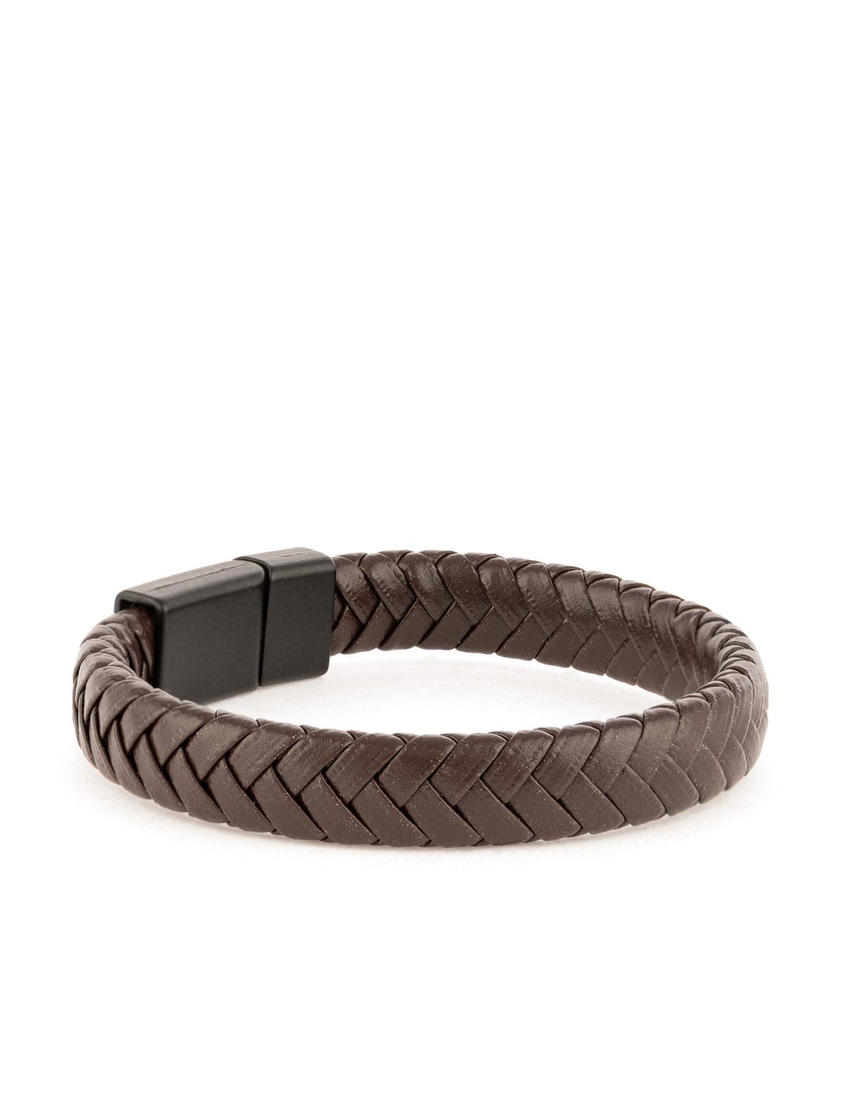 Kahverengi %100 Deri Bileklik - 50306525001