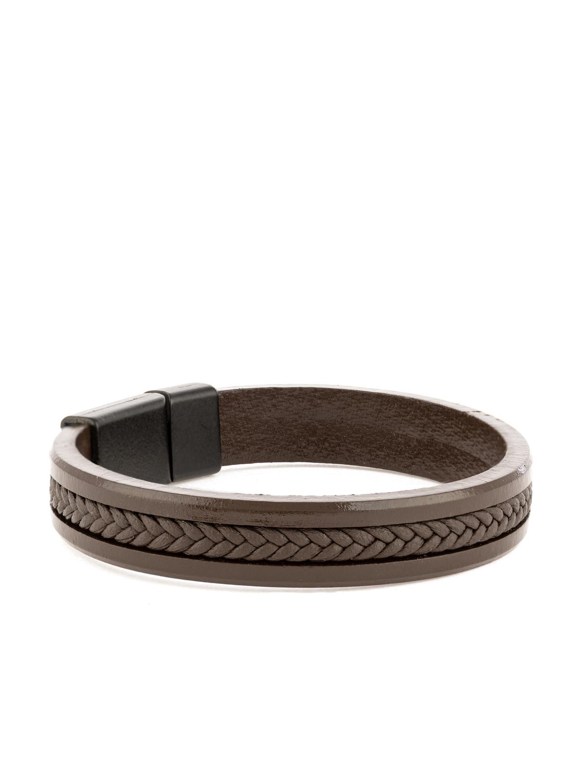 Kahverengi Deri Bileklik - 50306527002