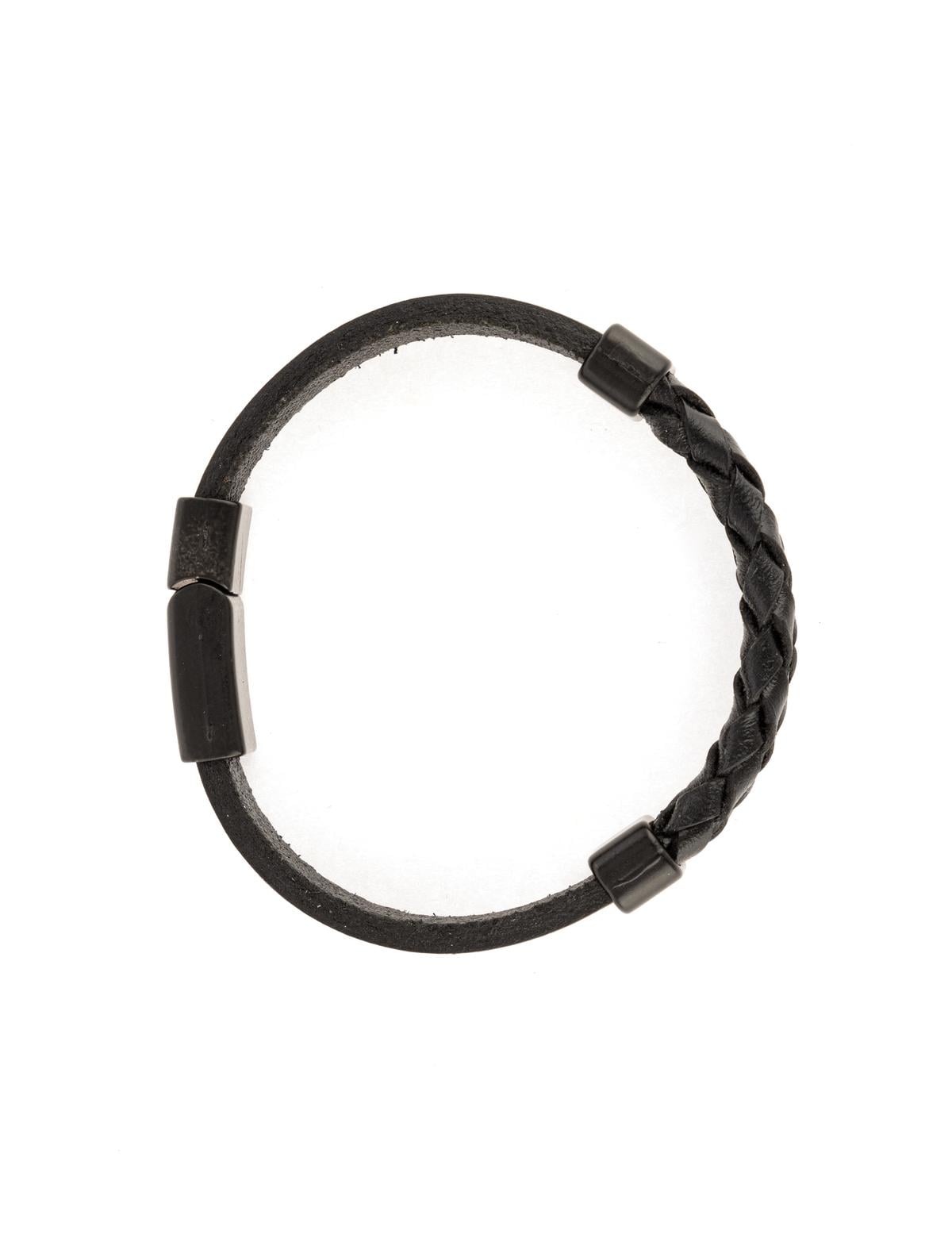 Siyah Deri Bileklik - 50306614001