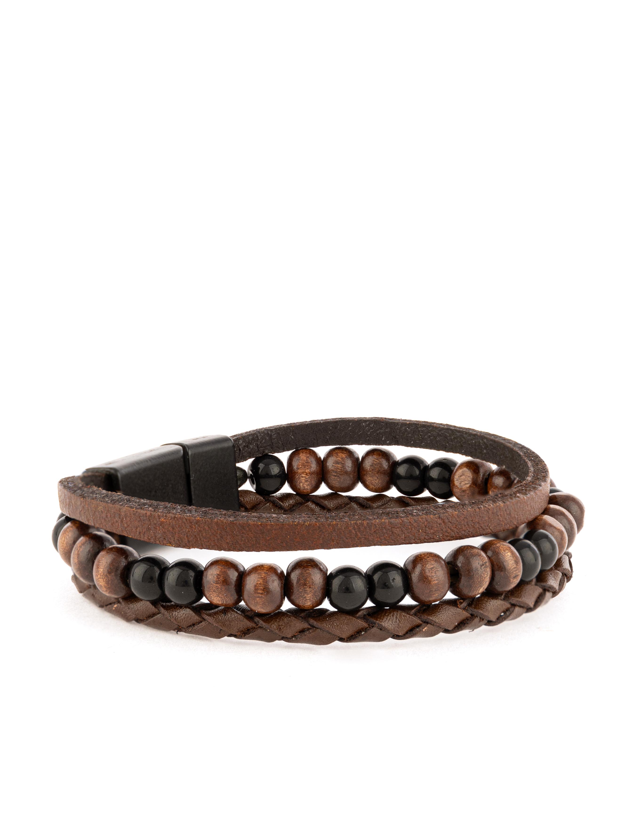 Kahverengi Deri Bileklik