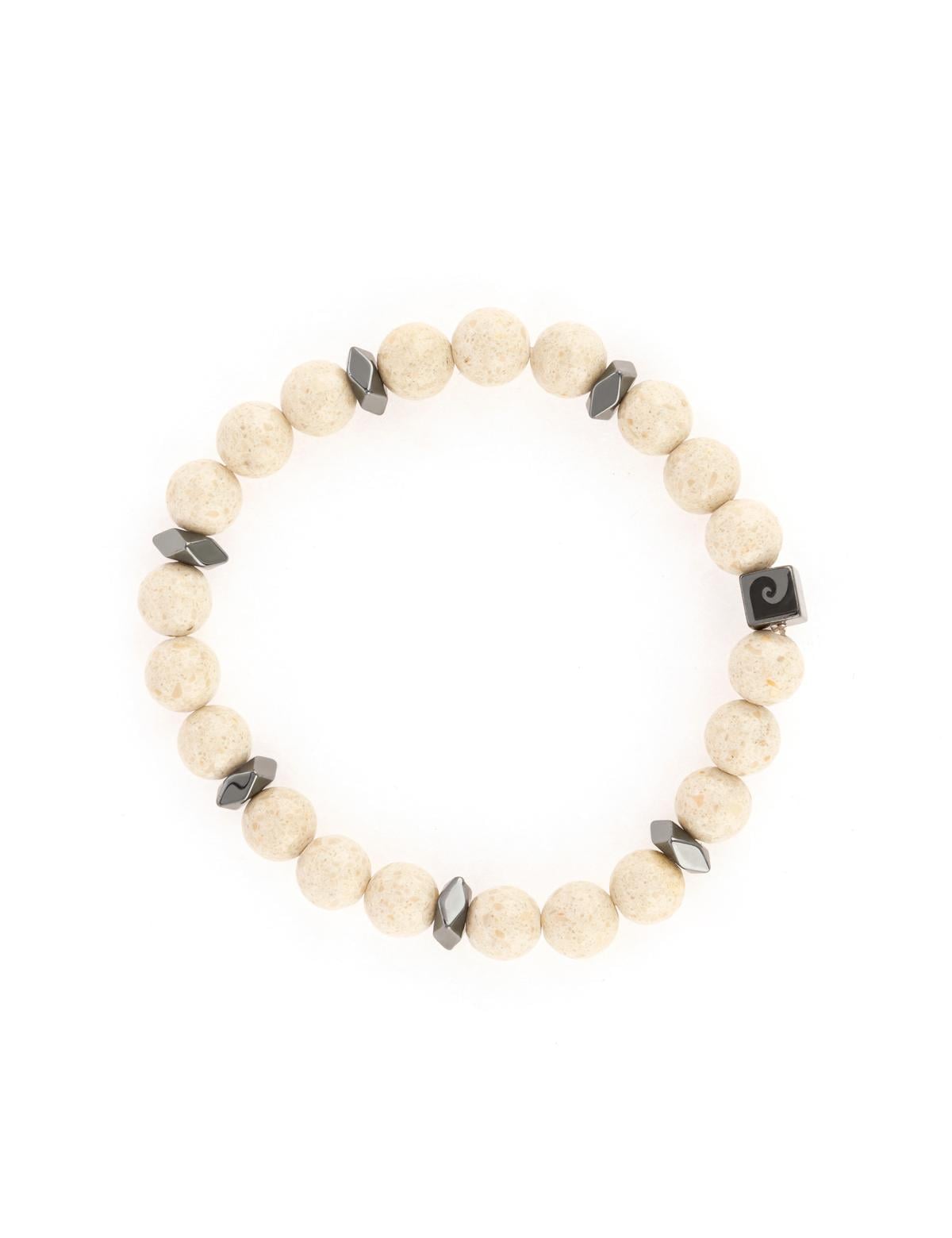 Ekru Taş Bileklik - 50306628001
