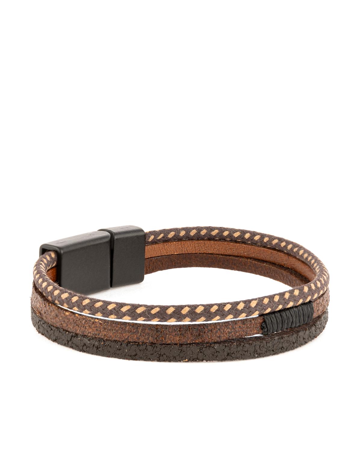 Kahverengi Deri Bileklik - 50306510001